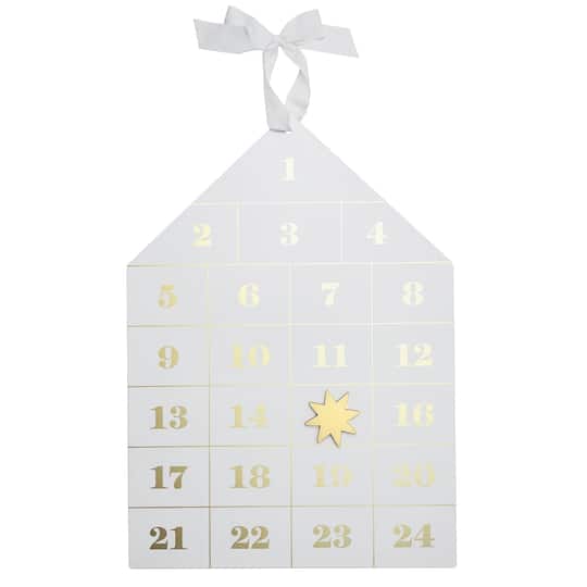Style Me Pretty White & Gold Advent Calendar Advent Calendars Michaels